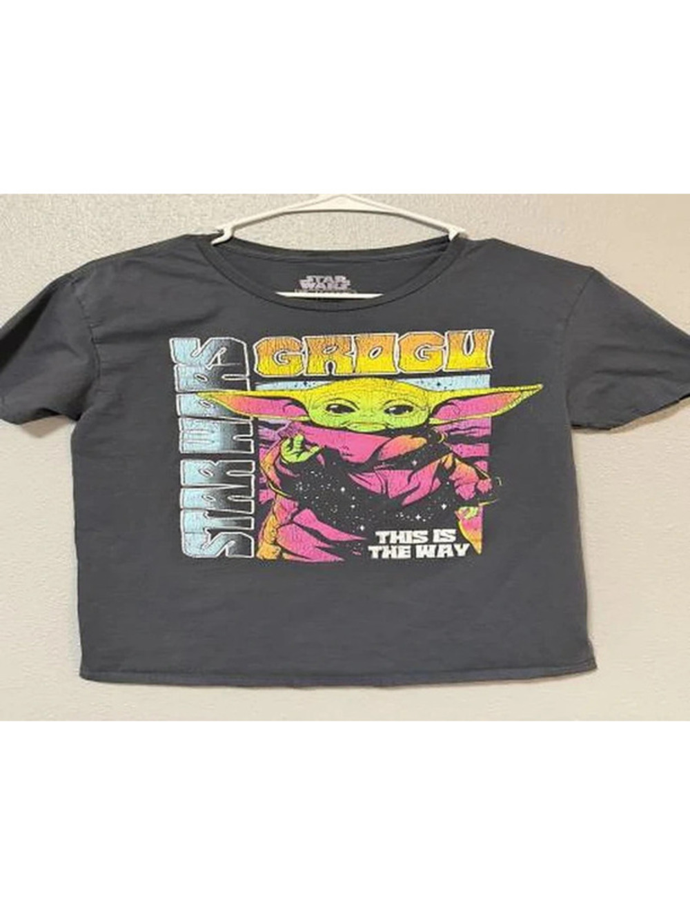 #6014  Star Wars Grogu This Is the Way Graphic T-Shirt Black M